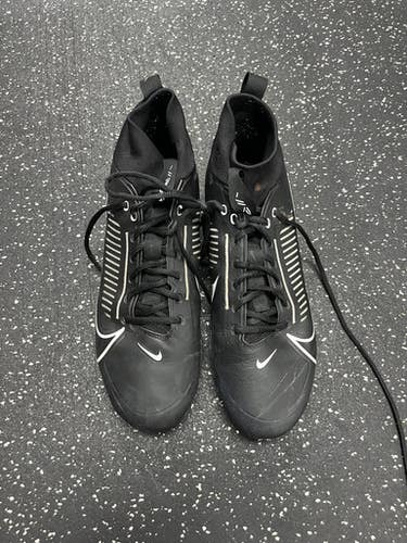 Used Nike LAX Cleats Mens Black Senior 12 11849-S000028713