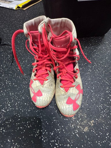 Used Under Armour ARMOUR BOUND BB/SB Cleats White Junior 04 11849-S000028703