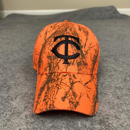 Minnesota Twins Hat Cap Strap Back Camo Hunting Baseball MLB Mens One Size Logo