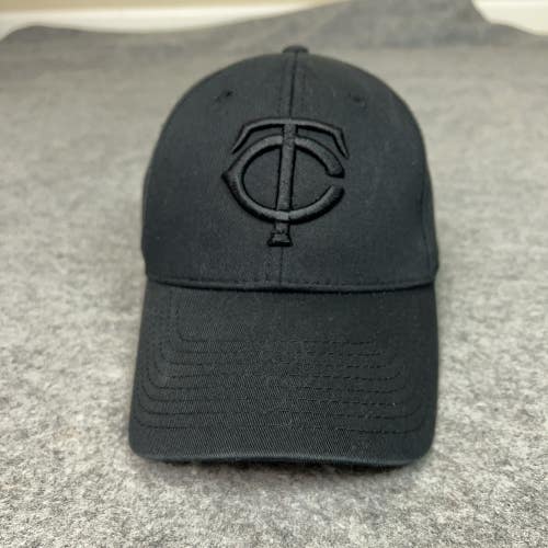 Minnesota Twins Hat Cap Snap Back Mens One Size MLB Baseball Black Sports Logo