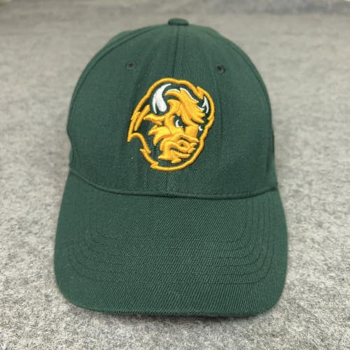 North Dakota State Bison Hat Cap Flex One Size Green Yellow NCAA Football Mens