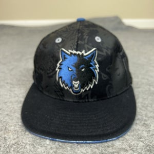 Minnesota Timberwolves Hat Cap Fitted Mens 7 1/4 NBA Basketball Adidas Sports