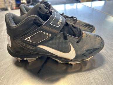 Used Nike TROUT BB/SB Cleats Black Junior 06 11868-S000063609