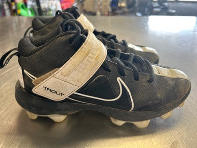 Used Nike TROUT BB/SB Cleats Black Junior 04 11868-S000063671