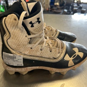 Used Under Armour HIGHLIGHT BB/SB Cleats Black Junior 05.5 11868-S000063672