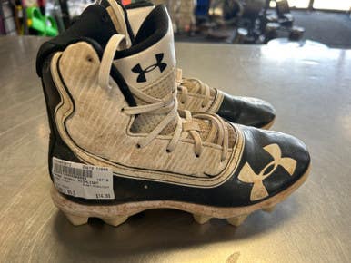 Used Under Armour HIGHLIGHT BB/SB Cleats Black Junior 05.5 11868-S000063672