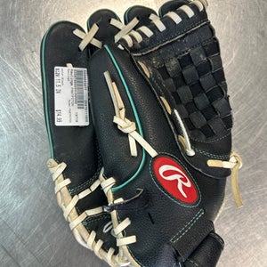 Used Rawlings FASTPITCH BB/SB Glove LH Throw Black 11 1/2" 11868-S000063677