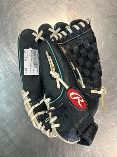 Used Rawlings FASTPITCH BB/SB Glove LH Throw Black 11 1/2" 11868-S000063677