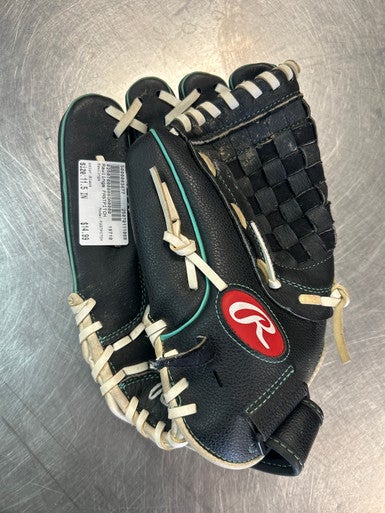 Used Rawlings FASTPITCH BB/SB Glove LH Throw Black 11 1/2" 11868-S000063677