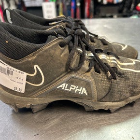 Used Nike ALPHA BB/SB Cleats Black Junior 04 11868-S000063675