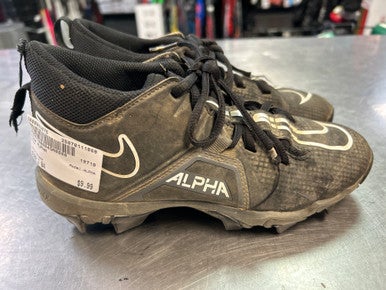 Used Nike ALPHA BB/SB Cleats Black Junior 04 11868-S000063675