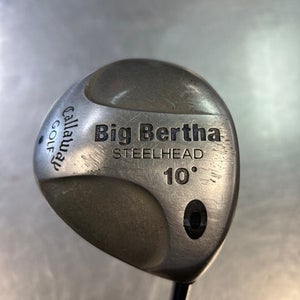 Used Callaway BIG BERTHA STEELHEAD Mens Driver RH 10.0 Degree 11868-S000063687