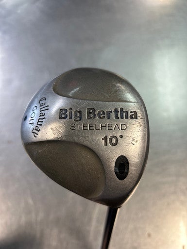 Used Callaway BIG BERTHA STEELHEAD Mens Driver RH 10.0 Degree 11868-S000063687