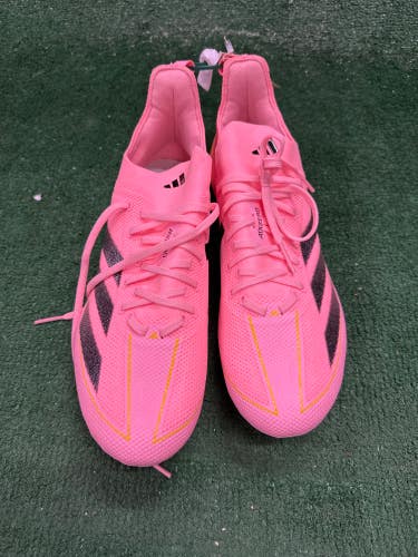 Pink Men's Size 12.0 Adult Adidas Adizero Electric+ Cleats Molded Cleats (Used)