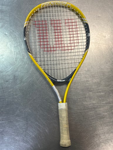 Used Wilson FEDERER 21 Girls Tennis Racquet Yellow 19" 11868-S000063702