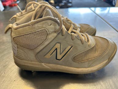 Used New Balance CLEATS BB/SB Cleats Grey Junior 03 11868-S000063838