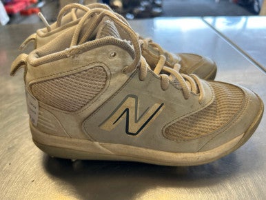 Used New Balance CLEATS BB/SB Cleats Grey Junior 03 11868-S000063838