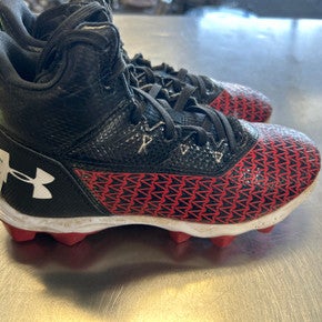 Used Under Armour CLEAT BB/SB Cleats Red Junior 03.5 11868-S000063836