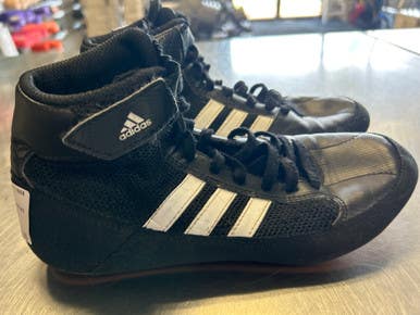 Used Adidas Wrestling Shoes Black Junior 04 11868-S000063846