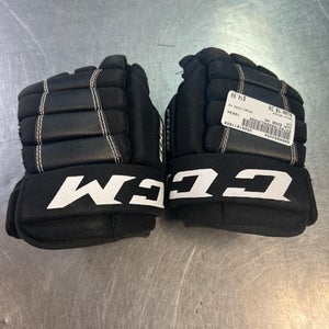 Used CCM EDGE HG Junior Gloves Black 10" 11868-S000063354