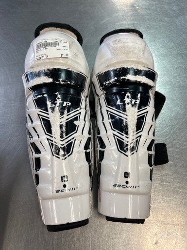 Used CCM LTP SG Youth Shin Guards White 11" 11868-S000063356