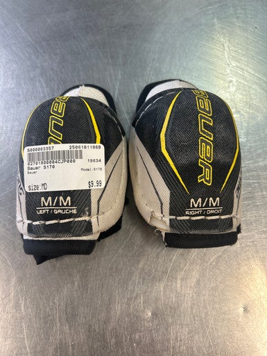 Used Bauer S170 Youth Elbow Pads MD 11868-S000063357