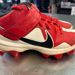 Used Nike TROUT BB/SB Cleats Red Junior 05 11868-S000063409