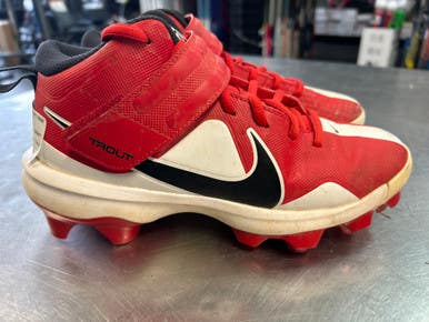 Used Nike TROUT BB/SB Cleats Red Junior 05 11868-S000063409