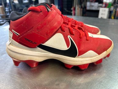 Used Nike TROUT BB/SB Cleats Red Junior 05 11868-S000063409