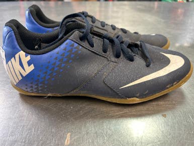 Used Nike Soccer Indoor Shoes Navy Blue Junior 04 11868-S000063503