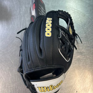 Used Wilson A2000 BB/SB Glove RH Throw Black 11 1/2" 11868-S000063544