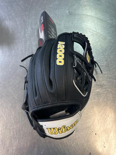 Used Wilson A2000 BB/SB Glove RH Throw Black 11 1/2" 11868-S000063544
