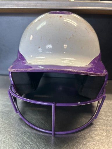 Used RIP-IT 516-5 Batting Helmet w/Mask Purple MD 11868-S000063572