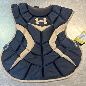 Used Under Armour CHEST PROTECTOR Catchers Chest Protector Navy Blue Adult 11868-S000063574