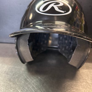 Used Rawlings CFTBHR1 Batting Helmet No Mask Black SM 11868-S000063581