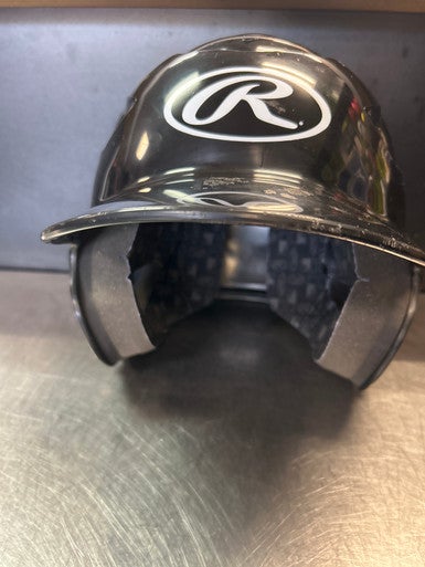 Used Rawlings CFTBHR1 Batting Helmet No Mask Black SM 11868-S000063581