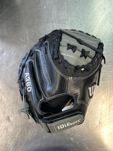 Used Wilson A360 BB/SB Catchers RH Throw Grey 31 1/2" 11868-S000063582