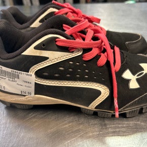 Used Under Armour CLEAT BB/SB Cleats Black Junior 03.5 11868-S000063586