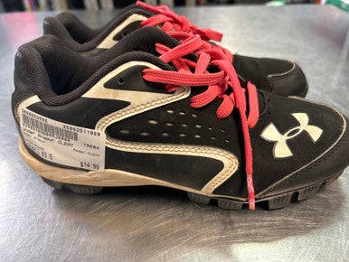 Used Under Armour CLEAT BB/SB Cleats Black Junior 03.5 11868-S000063586