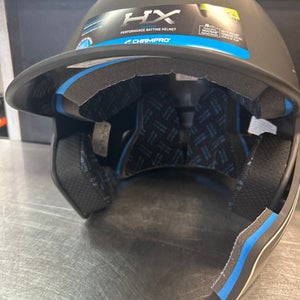 Used Champro HX GAMER PLUS W/ JAW GUARD Batting Helmet No Mask Black LG 11868-S000063859