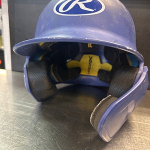 Used Rawlings BLBABS-2 Batting Helmet No Mask Royal Blue MD 11868-S000063917