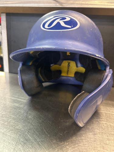 Used Rawlings BLBABS-2 Batting Helmet No Mask Royal Blue MD 11868-S000063917