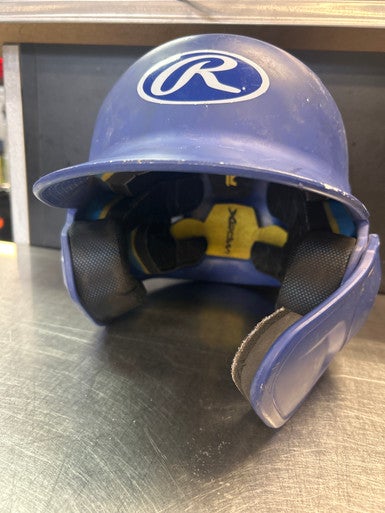 Used Rawlings BLBABS-2 Batting Helmet No Mask Royal Blue MD 11868-S000063917