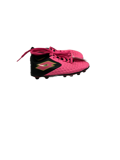 Used Lotto FORZA ELITE II Soccer Cleats Black And Pink Youth 12.0 11692-S000136499