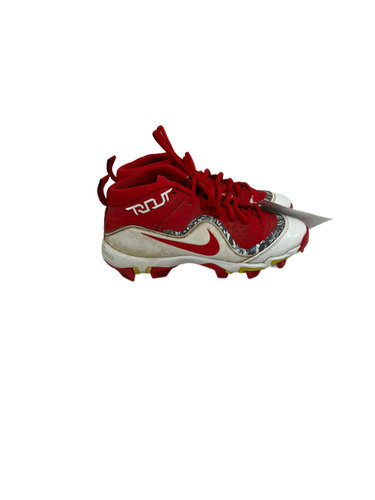 Used Nike TROUT BB/SB Cleats Red And White Junior 04 11692-S000136523