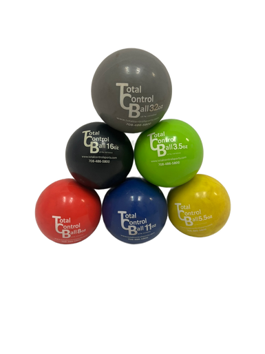 Used Total Control WEIGHTED PLYO BALL SET BB/SB Training Aid 11692-S000138767