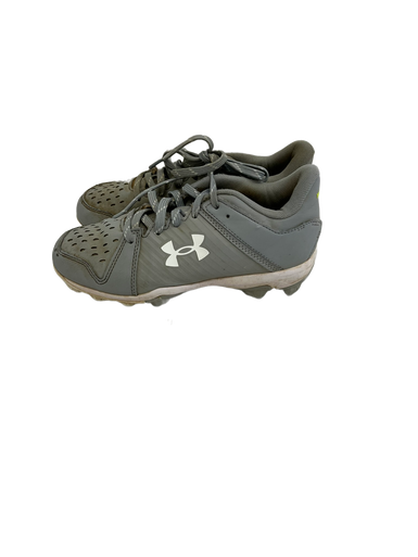 Used Under Armour LEADOFF BB/SB Cleats Grey Junior 02.5 11692-S000138774