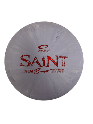 Used Latitude 64 RETRO SAINT Disc Golf Driver Purple 175g 11692-S000136295