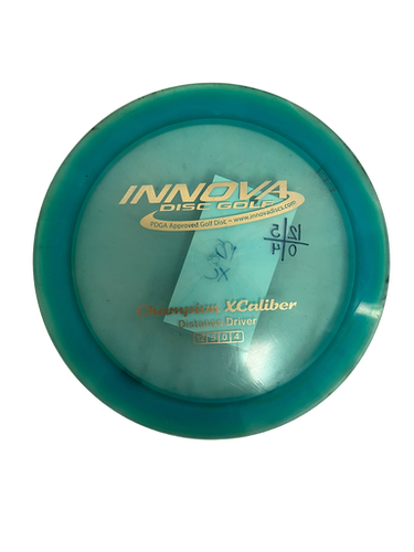 Used Innova CHAMPION XCALIBER Disc Golf Driver Teal 177g 11692-S000136298