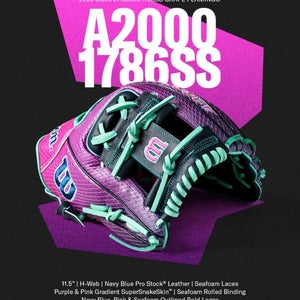 2025 Grape Flamingo A2000® 1786SS 11.5” Infield Baseball Glove